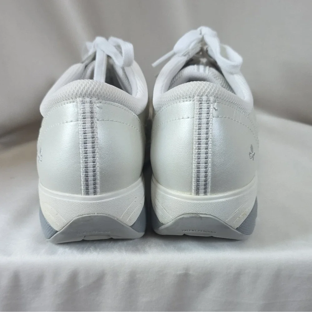 Grasshoppers Get Fit White Lace Up Comfort Walking Sneakers Women's 10 M